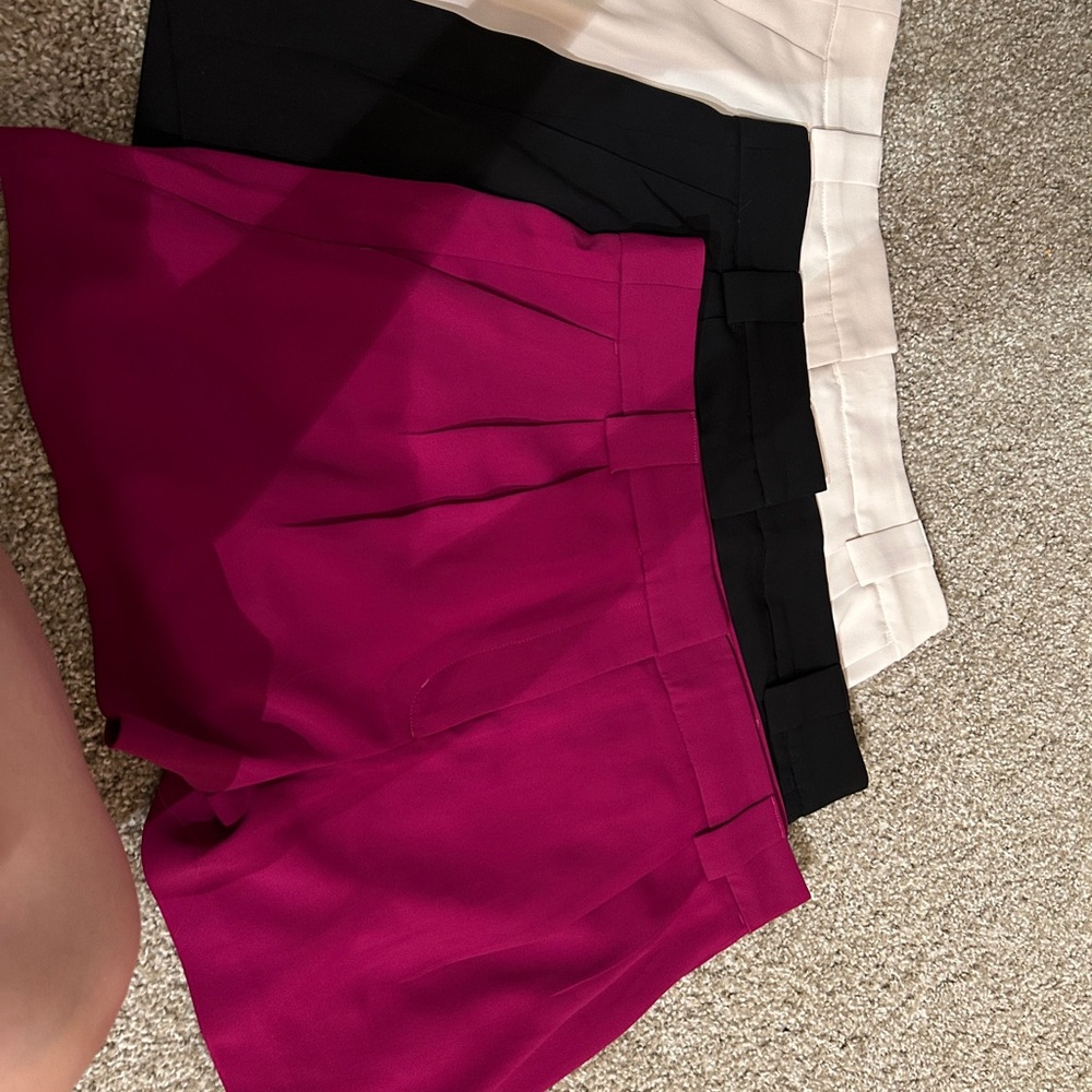 3 express trouser style shorts